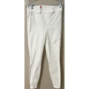Spanx white skinny jeans. Size M-Tall.